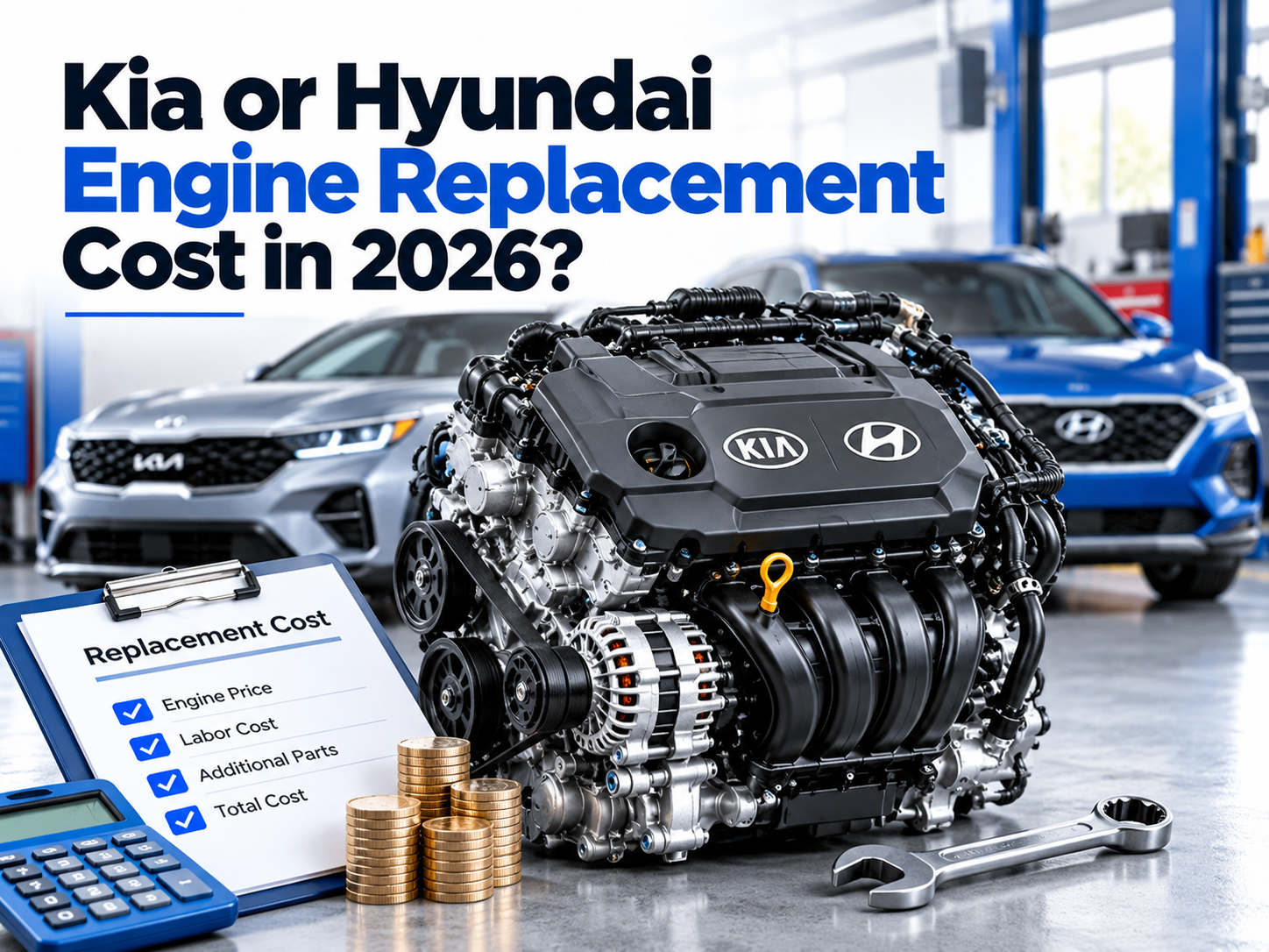 How Much Does a Kia or Hyundai Engine Replacement Cost in 2026?